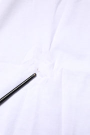 Dolce & Gabbana White Cotton DG Crown Embroidery T-shirt