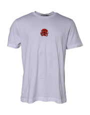 Dolce & Gabbana White DG LOVE Patch Short Sleeves T-shirt