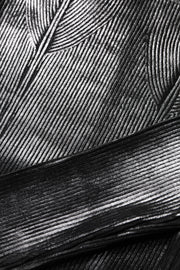 Dolce & Gabbana Black Viscose Long Sleeves Fitted Blouse Top