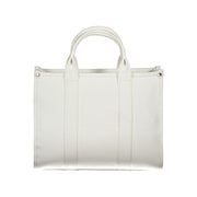 Mario Valentino White Polyethylene Handbag