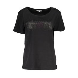Patrizia Pepe Black Cotton T-Shirt