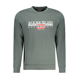 Napapijri Green Cotton Men Sweater