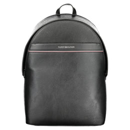 Tommy Hilfiger Black Polyester Backpack