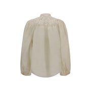 Zimmermann Cream Ramie Blouse
