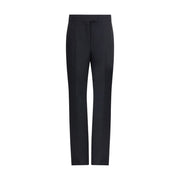 Ferragamo Black Viscose Casual Pants