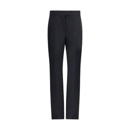 Ferragamo Black Viscose Casual Pants