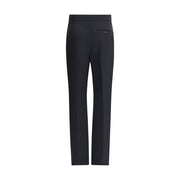 Ferragamo Black Viscose Casual Pants