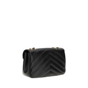 Saint Laurent Black Calf Leather Bos Taurus Shoulder Bag