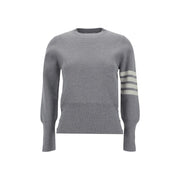 Thom Browne Gray Fleece Wool Sweatshirt