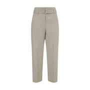 Brunello Cucinelli Cream Cotton Casual Pants