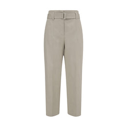 Brunello Cucinelli Cream Cotton Casual Pants