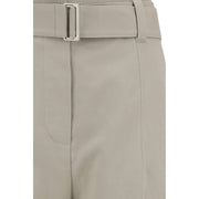Brunello Cucinelli Cream Cotton Casual Pants