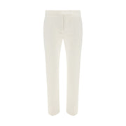 SA SU PHI White Silk Casual Pants