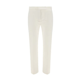 SA SU PHI White Silk Casual Pants