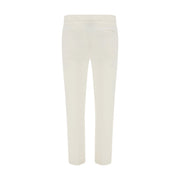 SA SU PHI White Silk Casual Pants