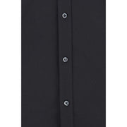 Dolce & Gabbana Black Elastane Dress Shirt