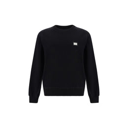Dolce & Gabbana Black Cotton Sweatshirt