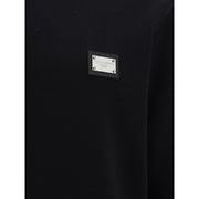 Dolce & Gabbana Black Cotton Sweatshirt
