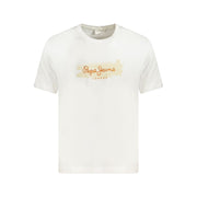 Pepe Jeans White Cotton T-Shirt