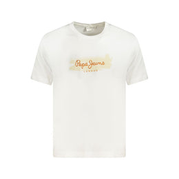 Pepe Jeans White Cotton T-Shirt