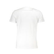 Cavalli Class White Cotton Men T-Shirt