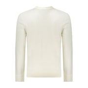 Hugo Boss White Wool Men Sweater