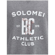 Brunello Cucinelli Gray Cotton Sweatshirt