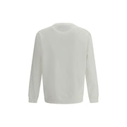 Brunello Cucinelli White Cotton Sweatshirt