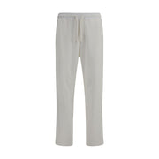 Brunello Cucinelli White Cotton Joggers (Workout Pants)