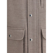 Brunello Cucinelli Beige Wool Coat