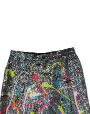 Dolce & Gabbana Multicolor Sequined Embellished Pants