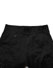 Dolce & Gabbana Black Cotton Dress Slim Formal Pants