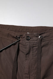 Dolce & Gabbana Brown Cotton Cargo Jogger Men Pants