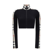 Burberry Black Elastane Sweatshirt