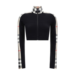 Burberry Black Elastane Sweatshirt