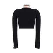 Burberry Black Elastane Sweatshirt
