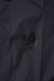 Dolce & Gabbana Dark Blue MARTINI Cotton Dress Formal Shirt