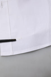 Dolce & Gabbana White Cotton Long Sleeves Dress Formal Shirt