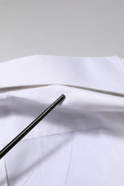 Dolce & Gabbana White MARTINI Long Sleeves Dress Formal Shirt