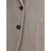 Brunello Cucinelli Gold Cotton Coat