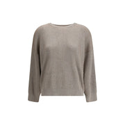 Brunello Cucinelli Beige Cotton Sweatshirt