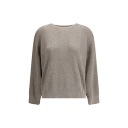 Brunello Cucinelli Beige Cotton Sweatshirt