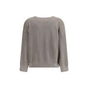 Brunello Cucinelli Beige Cotton Sweatshirt