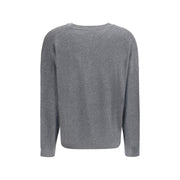 Brunello Cucinelli Gray Cotton Sweatshirt