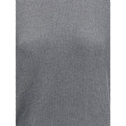 Brunello Cucinelli Gray Cotton Sweatshirt