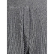 Brunello Cucinelli Gray Cotton Casual Pants