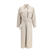 Brunello Cucinelli Beige Wool Coat