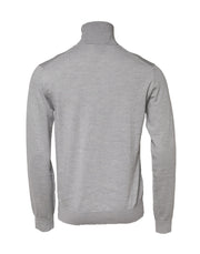 Dolce & Gabbana Gray Long Sleeve Turtleneck Pullover Sweater
