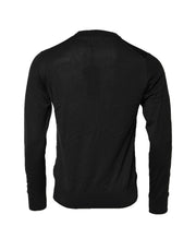 Dolce & Gabbana Dark Gray Cotton DG Logo Sweatshirt Sweater