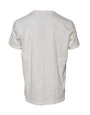 Dolce & Gabbana White Bandana Cotton Men Crew Neck T-shirt